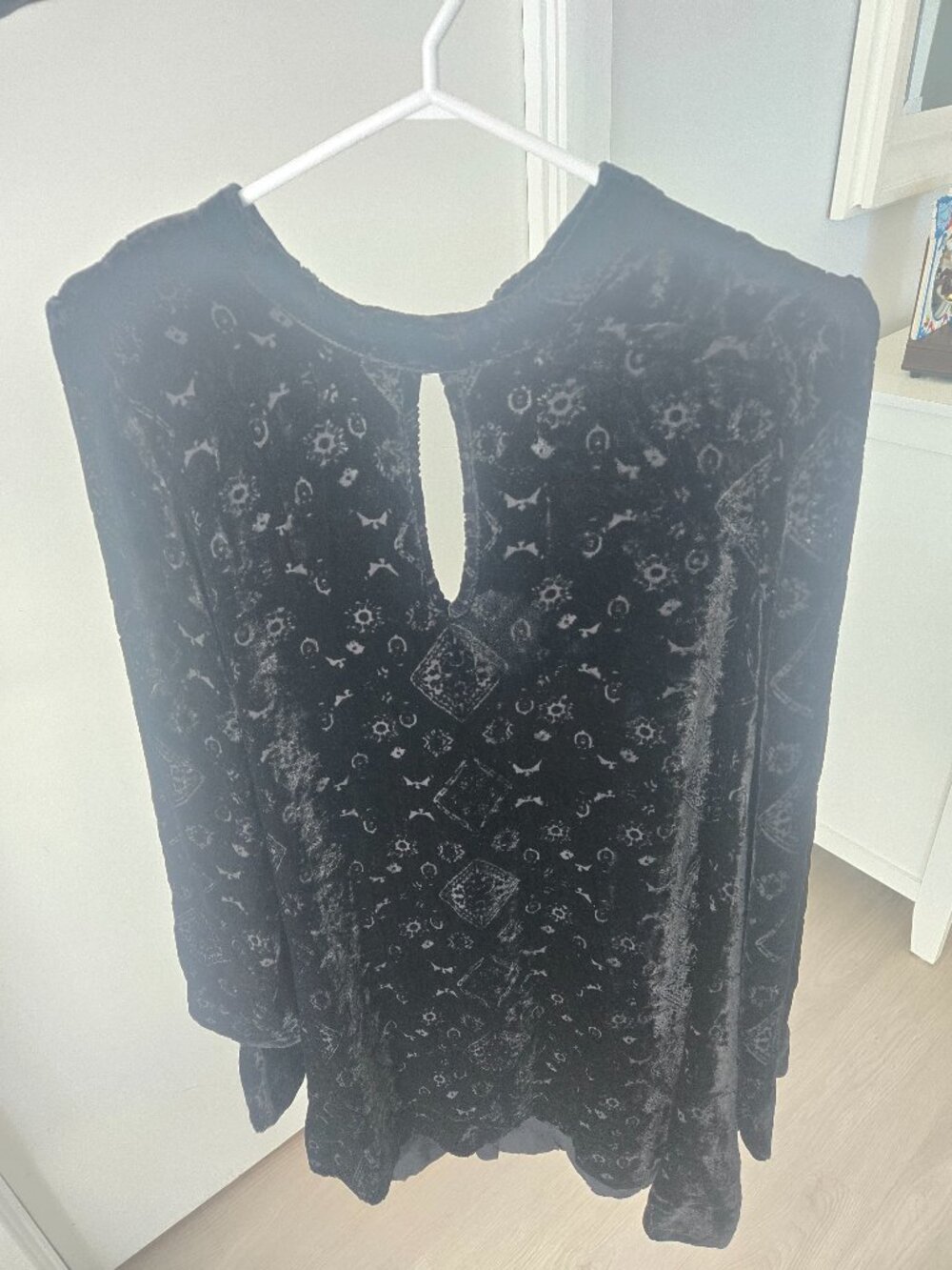 Black Velvet Free People Dress